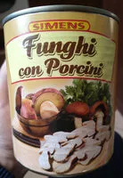 Quantité de sucre dans funghi con porcini
