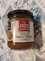Quantité de sucre dans Patè ai funghi porcini