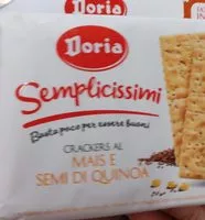 Zuckermenge drin Semplicissimi crackers mais e semi di quinoa