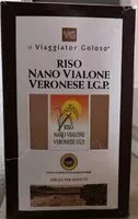 Sokerin määrä sisällä Riso nano vialone veronese igp