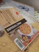 Sokerin määrä sisällä Sbrisolona