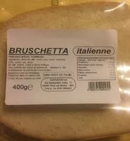 Sokerin määrä sisällä Bruschetta  italienne
