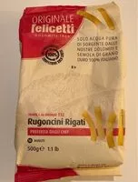 Sokerin määrä sisällä Rugoncini Rigati