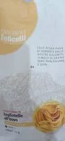 Sokerin määrä sisällä Tagliatelle all'uovo