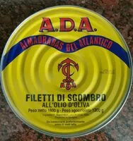 चीनी की मात्रा A. D. A Filetti di Sgombro all'olio