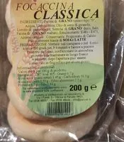 入っている砂糖の量 Focaccina classica