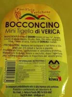 入っている砂糖の量 Mini tigella di Verica