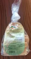 入っている砂糖の量 Biscotti casarecci