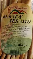 入っている砂糖の量 Grissini Rubatà Sesamo