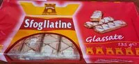 入っている砂糖の量 Sfogliatine