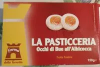 入っている砂糖の量 LA PASTICCERIA Occhi di Bue all'Albicocca