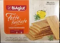 Suhkru kogus sees Fette tostate mediterranee