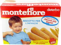 Jumlah gula yang masuk Montefiore Biscotto per l'infanzia
