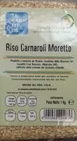 Quantité de sucre dans Riso Carnaroli Moretto