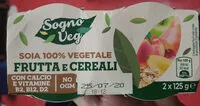 含糖量 soia 100% vegetale frutta e cereali