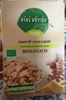Quantité de sucre dans Muesli croccante