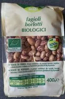 Suhkru kogus sees fagioli borlotti biologici