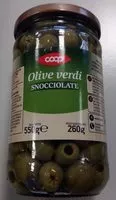 入っている砂糖の量 Olive verdi snocciolate