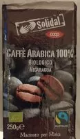 Количество сахара в Caffè 100% arabica biologico dal Nicaragua