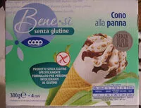 Jumlah gula yang masuk Cono alla panna