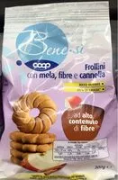 İçindeki şeker miktarı Frollini con mela, fibre e canella