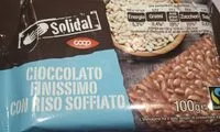 İçindeki şeker miktarı Cioccolato finissimo con riso soffiato