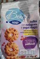 İçindeki şeker miktarı Frollini con melagrana e yogurt