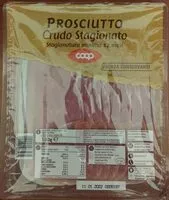 Cantidad de azúcar en Prosciutto crudo stagionato