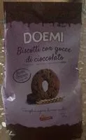 İçindeki şeker miktarı Biscotti con gocce di cioccolato