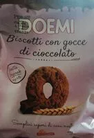 İçindeki şeker miktarı Biscotti con gocce di cioccolato