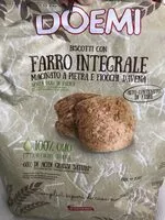 İçindeki şeker miktarı Biscotti farro integrale