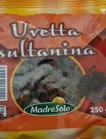Jumlah gula yang masuk Uvetta sultanina