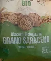 Sokerin määrä sisällä Naturotti gluten free al grano saraceno