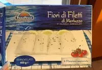 Suhkru kogus sees Fiori di Filetti di merluzzo