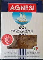 Количество сахара в Gli Gnocchi Pâtes alimentaires de qualité supérieure