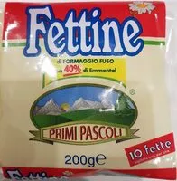 Cantidad de azúcar en Fettine di formaggio fuso