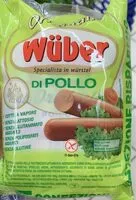 Suhkru kogus sees Wurstel di pollo