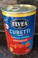 Sokerin määrä sisällä Tomato cubes