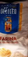 入っている砂糖の量 farina di grano duro