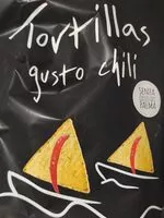 Cantidad de azúcar en Tortillas gusto chili