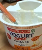 Cantidad de azúcar en Yogurt greco miele