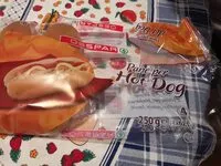Suhkru kogus sees Panini per hot dog