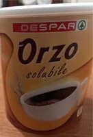 入っている砂糖の量 Orzo solubile