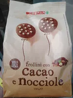 İçindeki şeker miktarı Frollini con cacao e nocciole