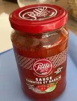 चीनी की मात्रा Sauce tomates et basilic