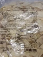 Quantité de sucre dans Ravioli