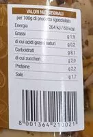 Amount of sugar in Misto funghi alle erbe