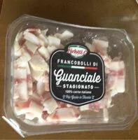 İçindeki şeker miktarı Francobolli di guanciale stagionato