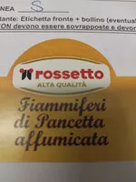 İçindeki şeker miktarı Fiammiferi Pancetta affumicata