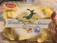 Suhkru kogus sees Tortelli ricotta e spinaci